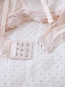 Girls 2pcs Scallop Trim Bralet - Multicolor - View 6