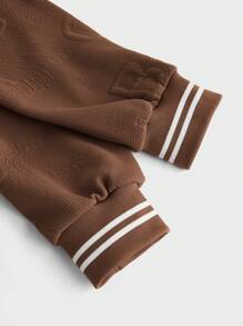 In My Nature Veste décontractée à capuche, zippée, à manches longues, pour homme - Tabac - Voir 5