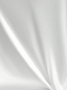 Slaydiva Đầm dự tiệc sang trọng cổ chữ V tay dài cho nữ cỡ lớn - trắng - Xem 8