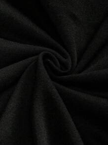 SHEIN Lässiges Langarm-Sweatshirt mit Buchstabenaufdruck für Teenager-Jungen