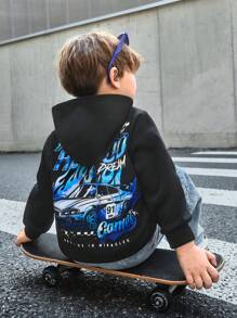 Áo nỉ nam mùa thu phong cách đường phố giản dị, dễ phối đồ, mềm mại và thoải mái. - màu đen - Xem 1