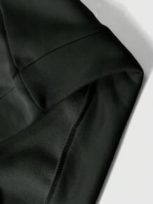 Manfinity Sporsity Sudadera con capucha casual de hombres con estampado de letra