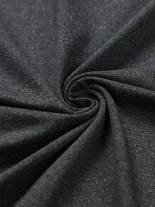 Manfinity Sport Corelite 男友风男士字母印花圆领短袖休闲 T 恤 - 藍色 - 查看 8