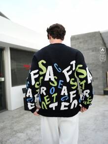 Manfinity Hypemode Áo sơ mi nam tay dài cài nút phía trước họa tiết đồ họa thường ngày - màu đen - Xem 2