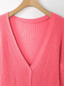 Calvaya 大码休闲日常穿着开衫，带 2 个口袋，秋冬款