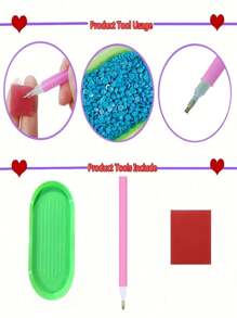 1 套花卉油画风格钻石画（无框）、油画风格 CG 风格 5D 钻石画马赛克全圆钻石刺绣卡通十字绣节日礼物家居装饰、墙面装饰（20x30/30x40/40x50cm）圣诞节节日礼物 - 彩色 - 查看 3