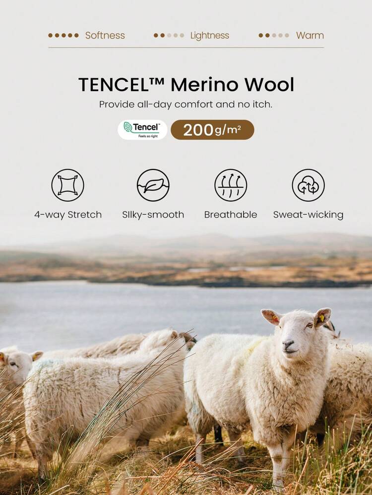 T-shirt basic con maniche lunghe, slim fit, in morbida lana calda, con fessure per i pollici, adatta per allenamento, yoga e uso quotidiano