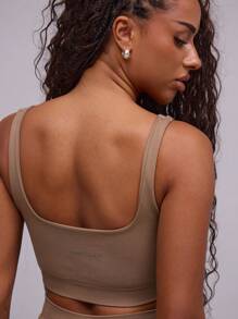 Musera Sport Square Neck Crop Sports Tank Top , Padel, Tennis, Pickleball Gym Fitness