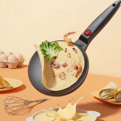 Teckwe Creadora de crêpes para un desayuno o postre casero festivo, regalo para ella