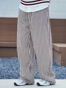 DAZY Men's Striped Wide-Leg Casual Pants, Autumn - Multicolor - View 6