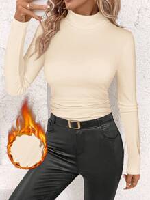 SHEIN Clasi Plus Size Plain T-Shirt, Simple Fashion Casual Everyday Wear