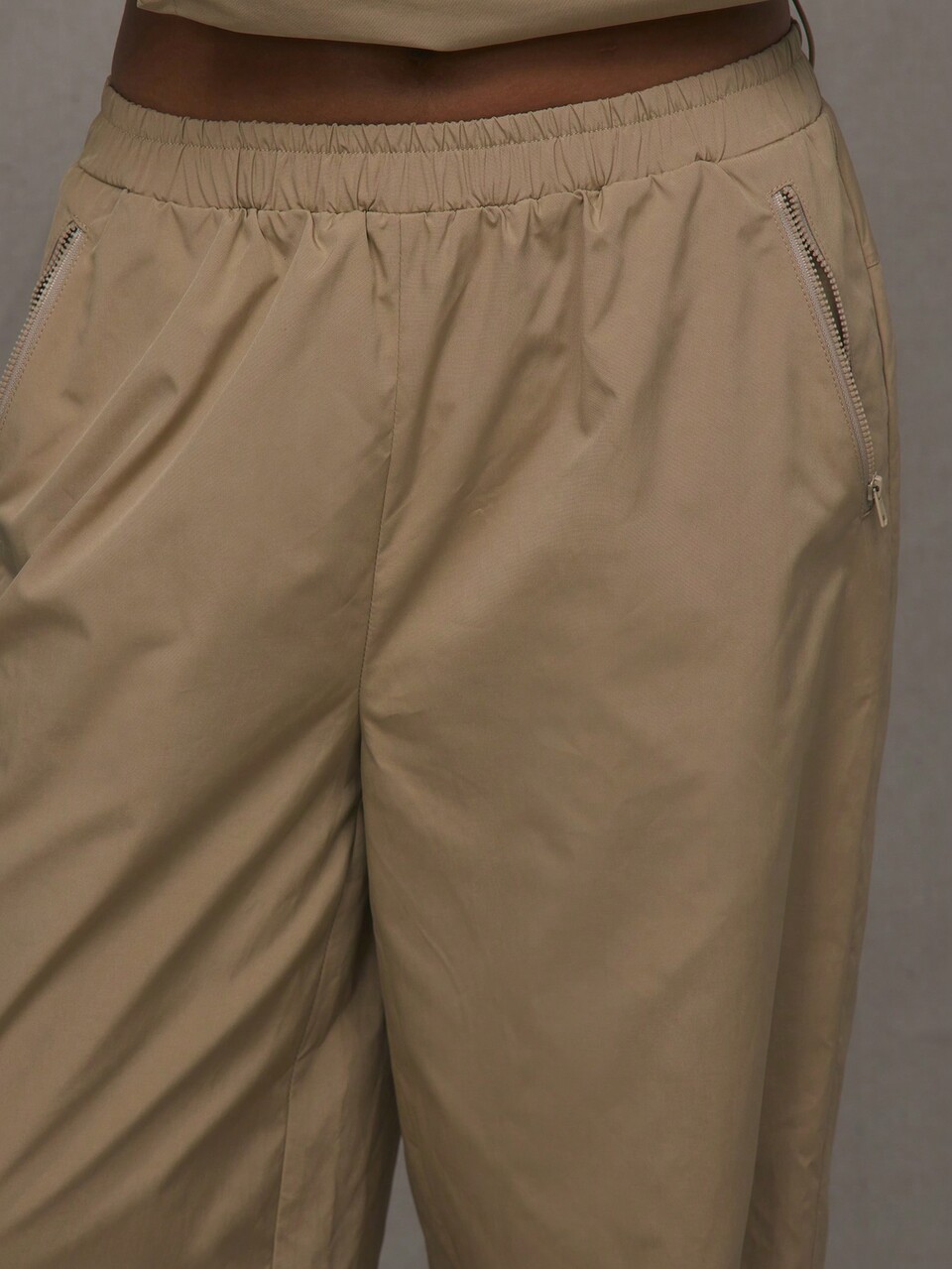 Elastic Waist Shell Trousers 90's Summer Casual Cute Summer
