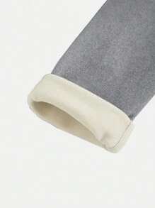 Muchica Women's Casual Elastic Solid Color Leggings, For Spring And Autumn - Grey - View 7