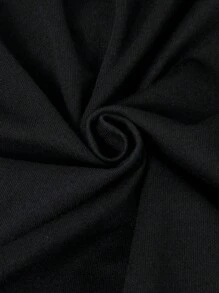 2 件 Tween Girl 黑色连帽衫和喇叭裤套装 - 黑色 - 查看 5