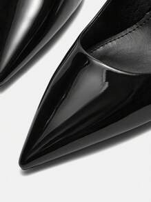 CUCCOO BIZCHIC Women's Fashion Pointed Toe Slim High Heel Office Pumps New Year Holiday Valentines - Black - View 7