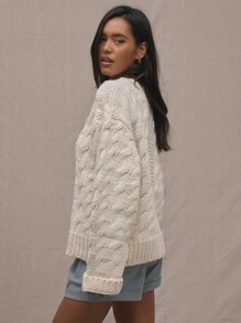 MUSERA Y2K 春季休闲可爱 90 年代风格 夏日晚宴派对优雅圣诞节感恩节新年 - 米色 - 查看 2