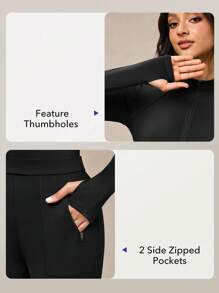 OutZeal AeroHeat Fleece Slim Zip-Up Long Sleeve Jumpsuit With Multiple Pockets For Hiking