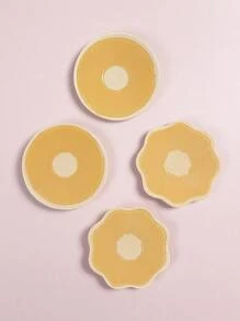 2pcs/Set Reusable Nipple Covers For Women - Apricot - View 1