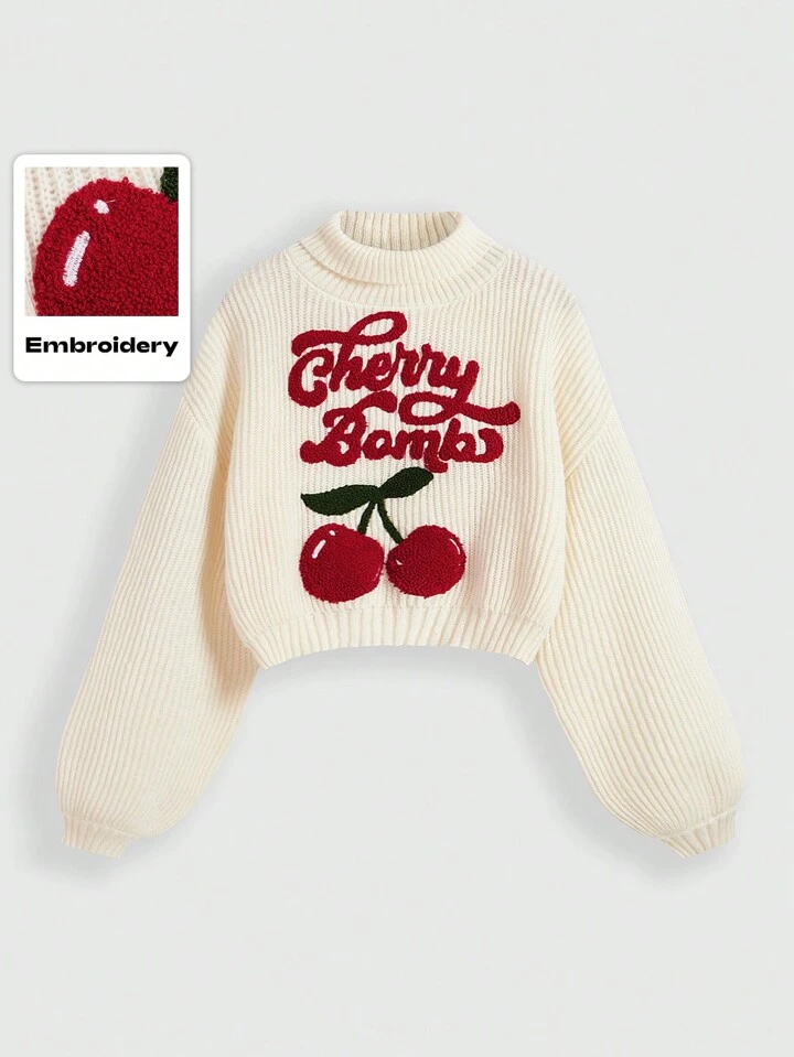 【GRAVER】Smile Embroidery Round Knit MUSINSA | GRAVER [UNISEX] BOUCLE EMBROIDERED DOT SMILE KNIT