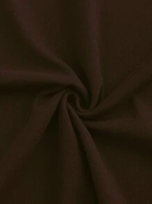 Manfinity Homme 男式纯色撞色前扣长袖休闲上衣