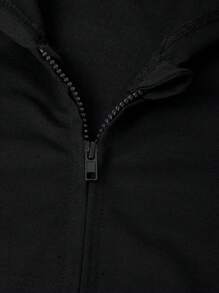 2 件 Tween Girl 黑色连帽衫和喇叭裤套装 - 黑色 - 查看 8