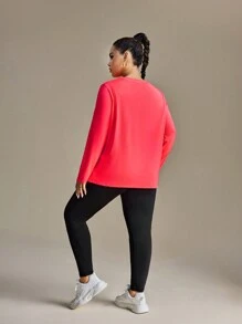 Studio SHEIN Sport Ladies Fashion New Plus Size Fitness Running Sports Suit Gym Set Workout Women Set