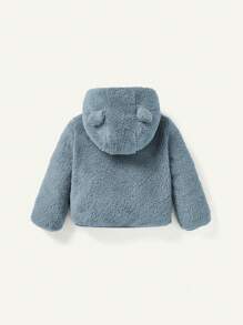 Cozy Pixies 2 pezzi/Set Giacca in pile con cappuccio e pantaloni spessi per bambina