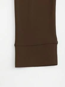 Manfinity Homme 男式纯色撞色前扣长袖休闲上衣