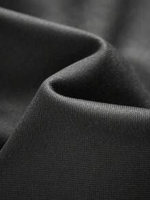 SHEIN Tween Boys Loose Fit Letter Graphic Drawstring Sweatpants - Black - View 6