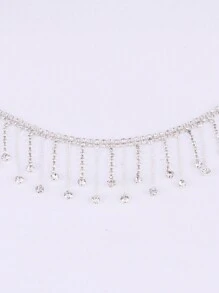 DIY缝制水钻流苏链肚皮舞腰链舞台服装装饰鞋子、帽子、服装配饰/长度：80-90厘米/宽度：5-6厘米 情人节、情人节婚礼、生日 - 彩色 - 查看 6