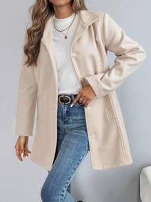 EMERY ROSE Women's Elegant Casual Long Sleeve Black Jacket