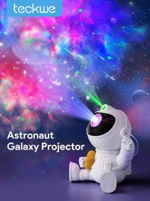 Teckwe Proyector de estrellas con control remoto, proyector de cielo estrellado y galaxia para decoración del hogar, luz nocturna, regalo para niños, regalos de Navidad, artículos esenciales para acampar y vacaciones de otoño e invierno