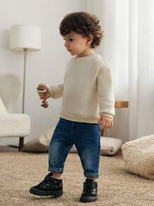 Cozy Pixies 1 Pair Boys Cute Cartoon Dinosaur Design Comfortable Warm Casual Sports Shoes For Daily Wear, Suitable For Autumn & Winter (Pattern Random)