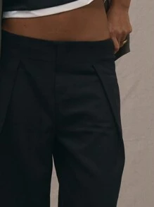 MUSERA Pantalones cortos plisados de talle bajo, estilo callejero de verano de los 90