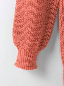 Calvaya Plus Size Women's Solid Color Dropped Shoulder Long Sleeve Pocket Casual Cardigan, Autumn/Winter