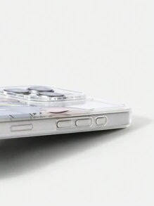 TOM & JERRY X SHEIN Cartoon And Heart Letter Print Foldable Reusable Shopping Tote Bag,Tweety