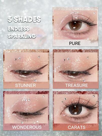 Enigma Sparkly Eyeshadow-Wonderous｜SHEGLAM USA