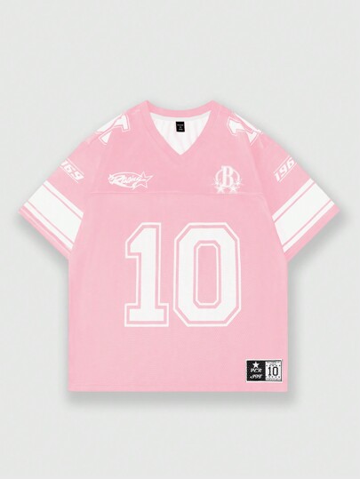 Street Life T-shirt de sport à manches courtes pour hommes, patchwork en tissu maille, style années 2000, été