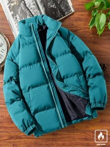 Manfinity Homme Giacca antivento oversize da uomo con tasche oblique - Verde - Visualizzare 5