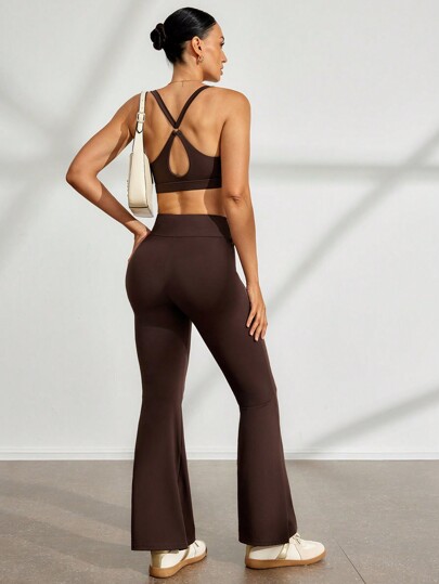 Activina Hollow Backless Halter Sports BH view 7