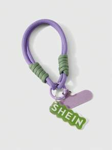 SHEIN Colgante de letras de unicolor, cordón de teléfono casual simple - Multicolor - Ver 3