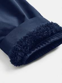 SHEIN Clasi 1pc Black  &  Plus Size Ladies Raincoat - Navy Blue - View 12