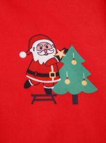 Manfinity Homme Men's Christmas Themed Graphic Print Hoodie Sweatshirt