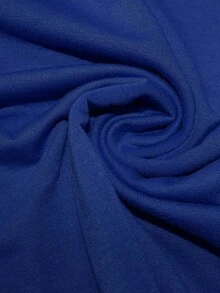 女士休闲圆领长袖衬衫（带口袋）和休闲裤（带口袋）两件套，秋季 - 深色水洗藍 - 查看 5