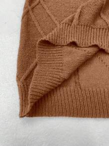 SHEIN Clasi 大码女式蝙蝠袖纯色套头毛衣，秋冬款