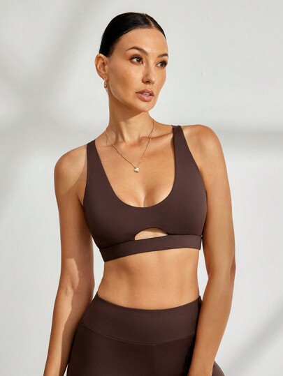 Activina Hollow Backless Halter Sports BH