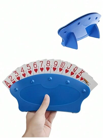 1PC Plastic Hands-Free Card Stand For Playing Cards Games Like Poker Parties, Family Gathering, Canasta, Christmas, Day Christmas For Holiday Gift Giving