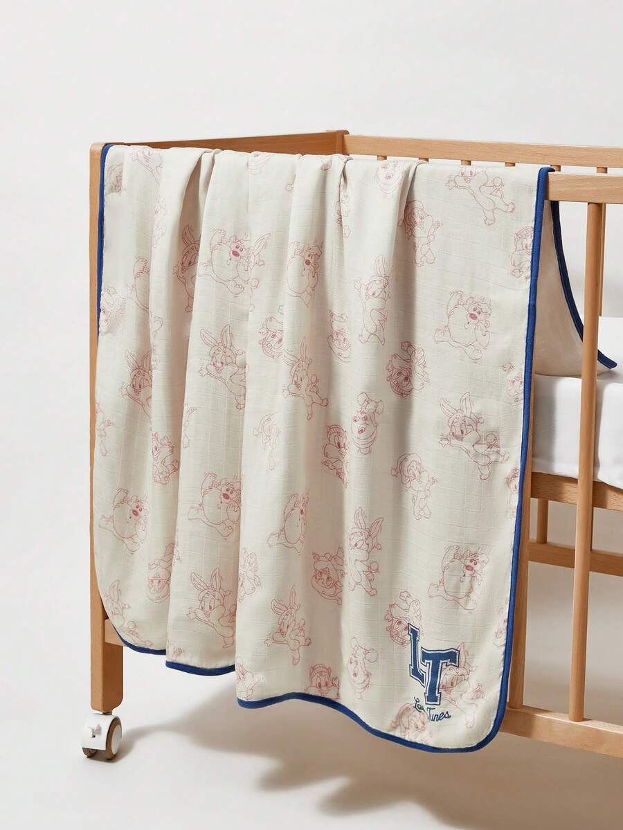 LOONEY TUNES X SHEIN Bamboo Fiber Soft & Breathable DoubleLayer Baby