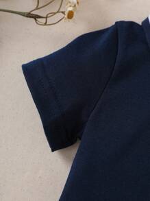 Souflis Souflis Baby Mädchen Lässiges Polo Kleid mit gesticktem Bienenmuster, Sommer