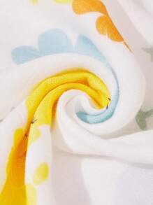 LOONEY TUNES X SHEIN Soft, Lightweight, Breathable Double-Layer Natural Bamboo Fiber Baby Blanket, Multipurpose Throw - Multicolor - View 4